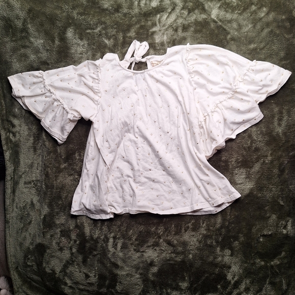 Altar'd State Tops - Used Small ALTAR'D STATE Ruffle Shirt
